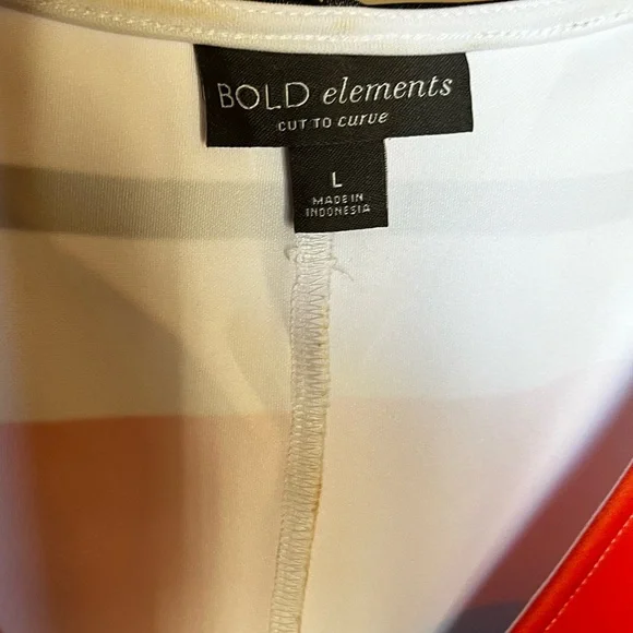 BOLD elements Multicolor Striped Mini Dress - Picture 3 of 4